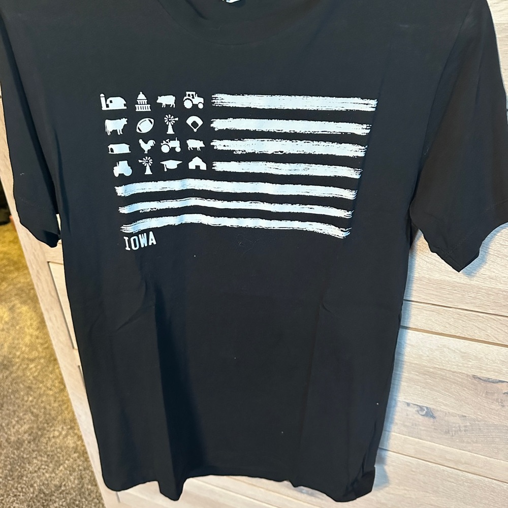 Alternative Black T-Shirt with White Graphic